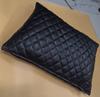 Lambskin Leather Pillow Cover | DIAMOND QUILTED Rectangle Cushion Cover | Housewarming, Throw Cover Leather Black | Gift For Occasion