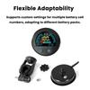 5918 DC 7–100V Digital Circular Voltmeter Waterproof Battery Capacity Monitor Car Voltage Meter Tester Battery Level Indicator