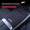 Leder Armaturenbrett Mittelkonsole Dekorative Abdeckung Dekoration für Mercedes-Benz C-Klasse W206 Auto Zubehör Styling