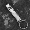 Stainless Steel Nail Clippers Fingernail Cutters with Nail File for Men Women