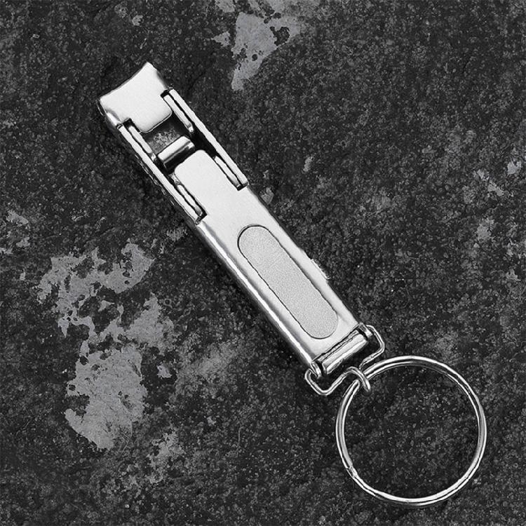 Stainless Steel Nail Clippers Fingernail Cutters with Nail File for Men Women
