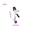 1 Pair Adult Nipple Clamps Metal Milk Clip Breast Clitoris Massage Sex Toy For Couples Novelty Lover Game Female Sex Toys