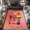 Arsenal Customized Name Floor Rug Office Rug Perfect for Playrooms Kitchen Outdoor Foyer Antislip Carpet Anime Office Decor Perfect Gift for Women/Men