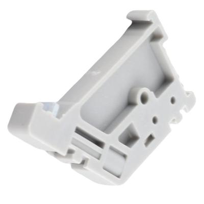 50pcs Mounting 35mm Width End Stopper Screw Type Grey DIN Rail Clamp Terminal Block End Stopper for DIN Rail Terminal Blocks