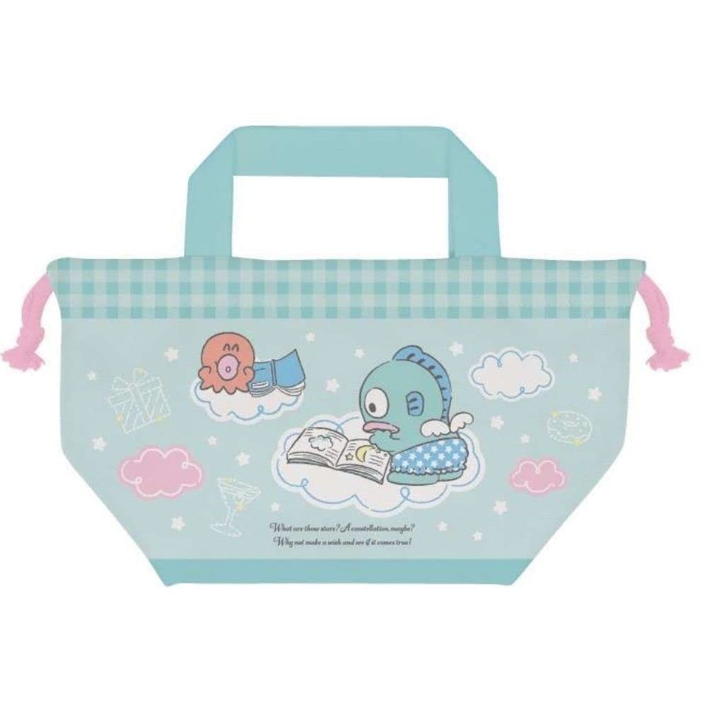 K Company Sanrio Hangyodon Gusseted Drawstring Bag, H165 x W285 x D120mm, CMKC1-HG