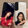 Fashion Eiza Gonzalez Glass Mobile Phone Case for Samsung Galaxy A56 55 54 53 52 51 36 35 34 23 16 15 5G Colorful Cover