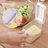 Transparent Seasoning Box Plastic Condiment Storage Container Sealed Seasoning Tank  Household
