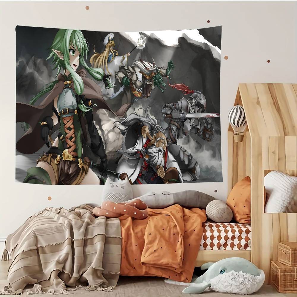 

Goblin Slayer Tapestry Customizable Tapestries Of Various Styleswall Hangings Celebrity Photo Printingwall Hangings 74x94cm(29x37in)