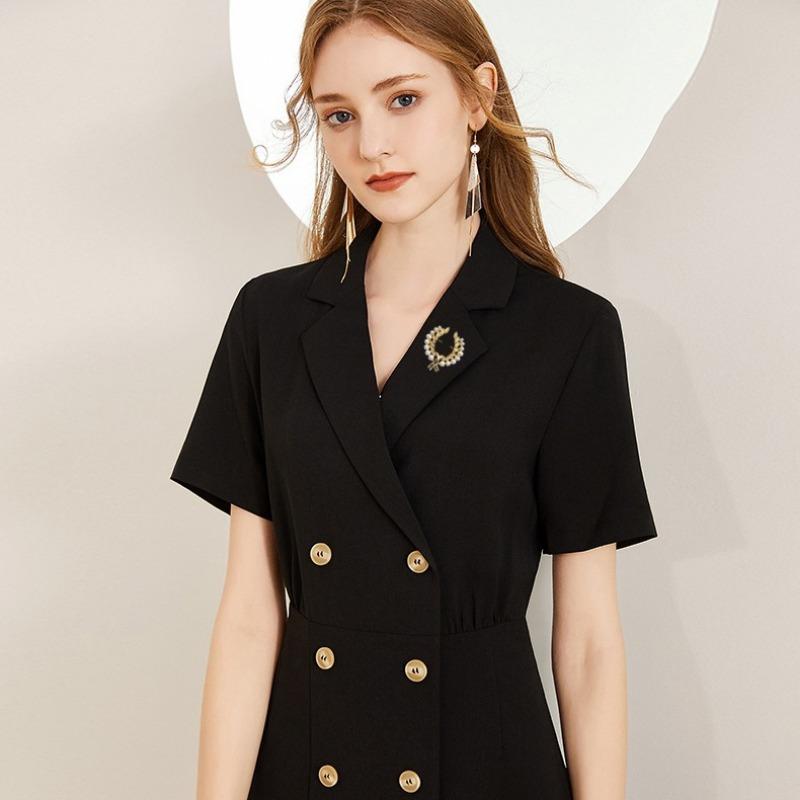 Pearl Wheat Ear Suit Brooch for Women High-end and Versatile Elegant and Grand Brooch