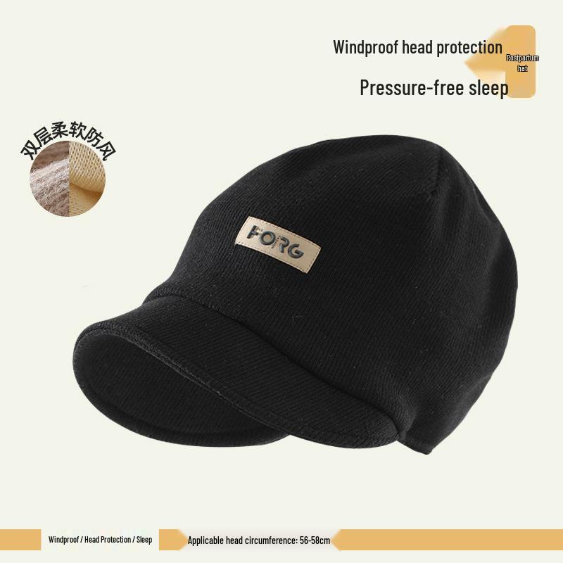 

Женский вязаный тюрбан 2025: Компактная, Складная, Универсальная мешковатая шляпа для весны и лета - Подчеркивает маленькое лицо и милый стиль One Size чёрный