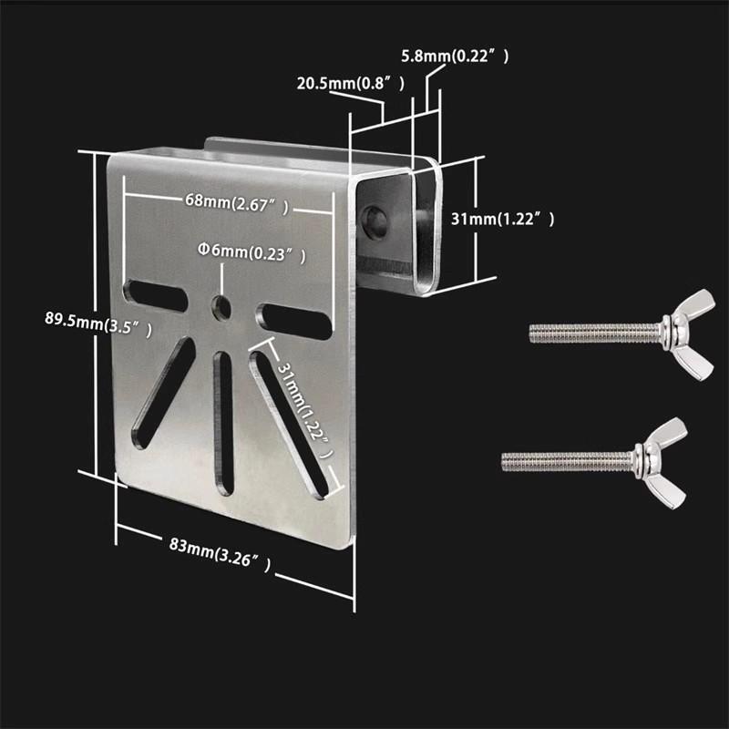 Metall-Regenrinnen-Montagehalterung für E3044 Sichern Sie Ihre Solar-Kamera Regenrinnen-Halterung Kamera-Überwachung