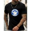 Europäische Größen Herren Sommer Lässiges Kurzarm-T-Shirt mit einem Hang Loose Hawaii Design