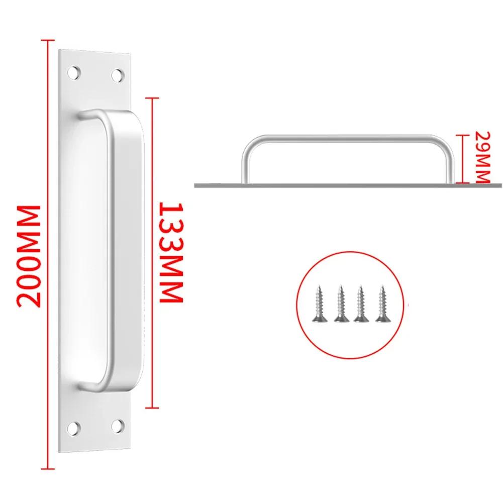 Door Handle Aluminum Alloy Door Handle Window Cabinet Balcony Sliding Door Pulls Punch-free Pulls Closet Furniture Hardware