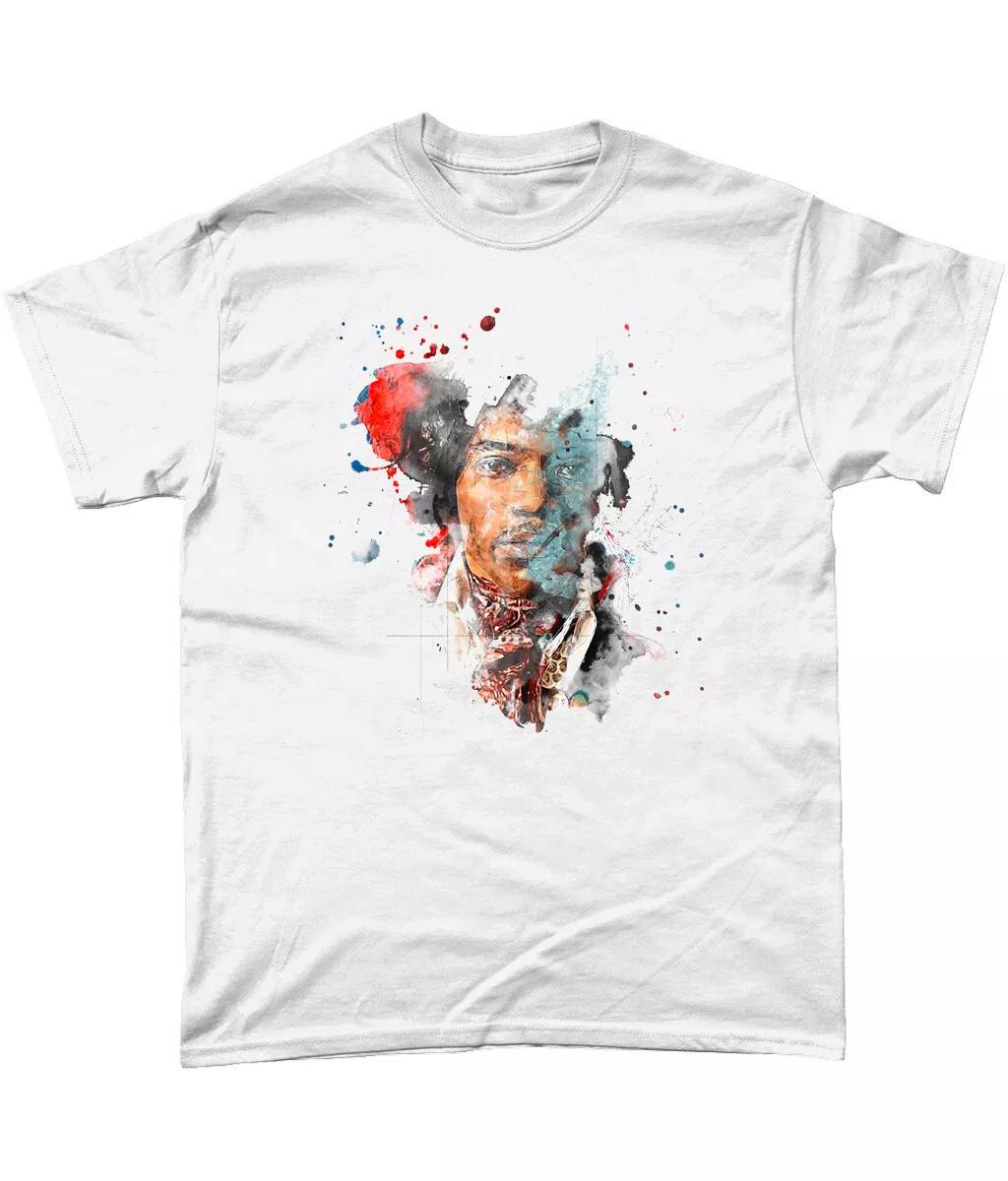 

Jimi Hendrix Abstract T Shirt Experience Voodoo Chile Purple Haze 3XL