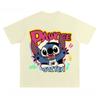 New Cute Cartoon Retro Cartoon Stitch Graphic Print High Quality Unisexs and Womens Short Sleeve Loose Casual TShirts