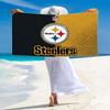 Pittsburgh Steelers Print Beach Towel, Large Soft Quick Dry Towel for Beach Camping Swimming