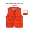 Children's Custom Multi-Pocket Mesh Activity Vest with Logo for Summer