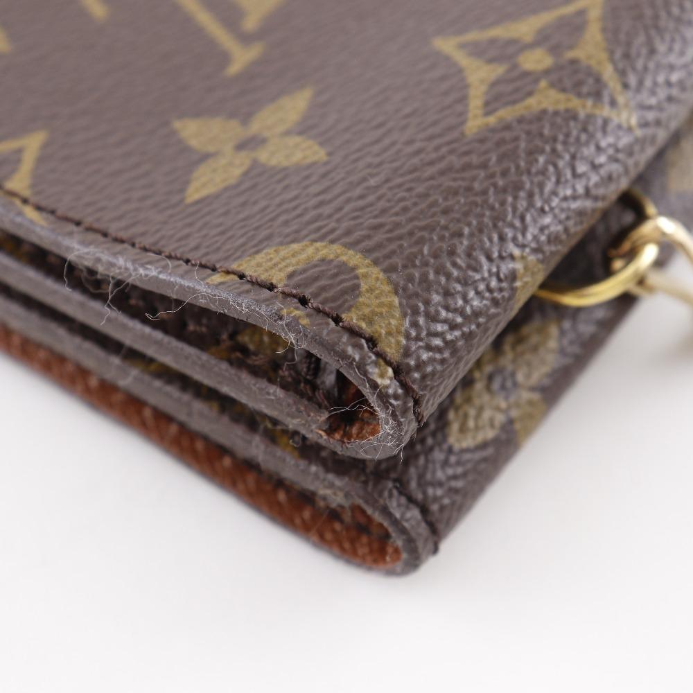 Louis Vuitton Podwójna Torba na Ramię Mule M51815 vintage kopertówka 2-w-1 Brązowy Płótno Monogram unisex Używana