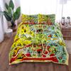 Monster Truck Children Duvet Cover Set King Queen Double Full Twin Single Bed Linen Set