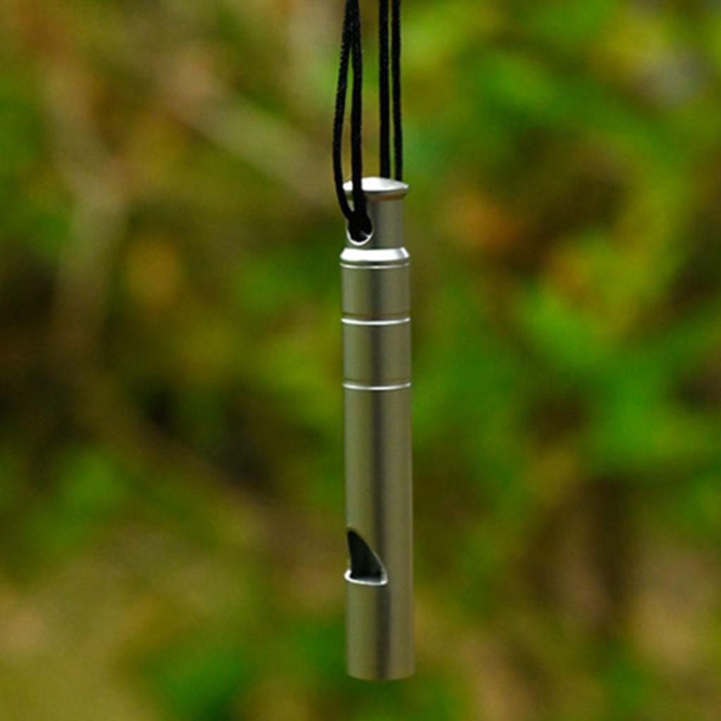 Utendørs Nødsituasjoner Fløyter Bærbare Signalfløyter Med Lanyard Treningsfløyter for Camping Fotturer Sport