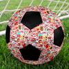 fire truck Theme Size 5 Soccer Ball, Suitable for Both Indoor and Outdoor Matches, a Gift Suitable for Everyone.