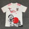 Kurzärmeliges Fußballtrikot inspiriert von der japanischen Nationalmannschaft Anime-Kollaboration Dragon Ball One Piece Naruto