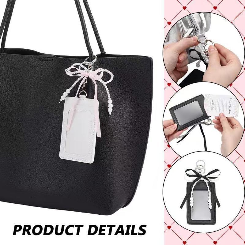 Stylish Clear Photocard Holder INS Kawaii Decorative Protective Photo Card Sleeve for Girls Birthday Gifts
