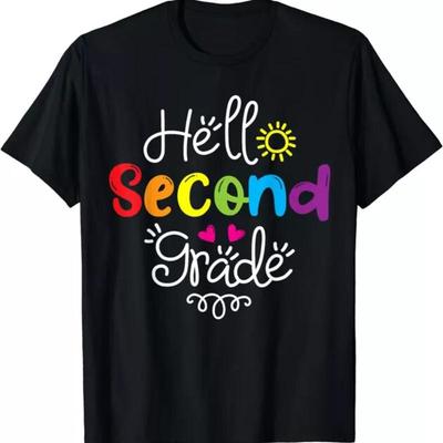 Hello Second Grade Fun 2nd Happy Student T Shirt