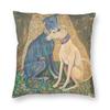 Nordic Style Greyhound Throw Pillow Case Home Decorative Custom Square Whippet Sihthound Dog Cushion Cover 45x45 Pillowcover