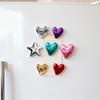10Pcs Vintage Love Heart Refrigerator Magnet Star Shape Decorative Fridge Magnet Memo Notes Photo Holder for Home Kitchen Office