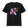 T-shirt Captain Planet vintage Grafica lavata Versatile Top Per l'uso quotidiano Elasticizzato streetwear uomo Elegante Casual