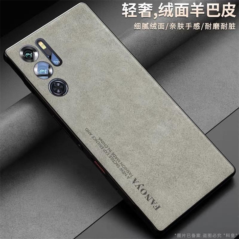 Case For Red Magic 9S Pro Case Luxury Silicone Leather Back Cover For Nubia RedMagic 9 Pro Plus Protect Shell Shockproof Bumper