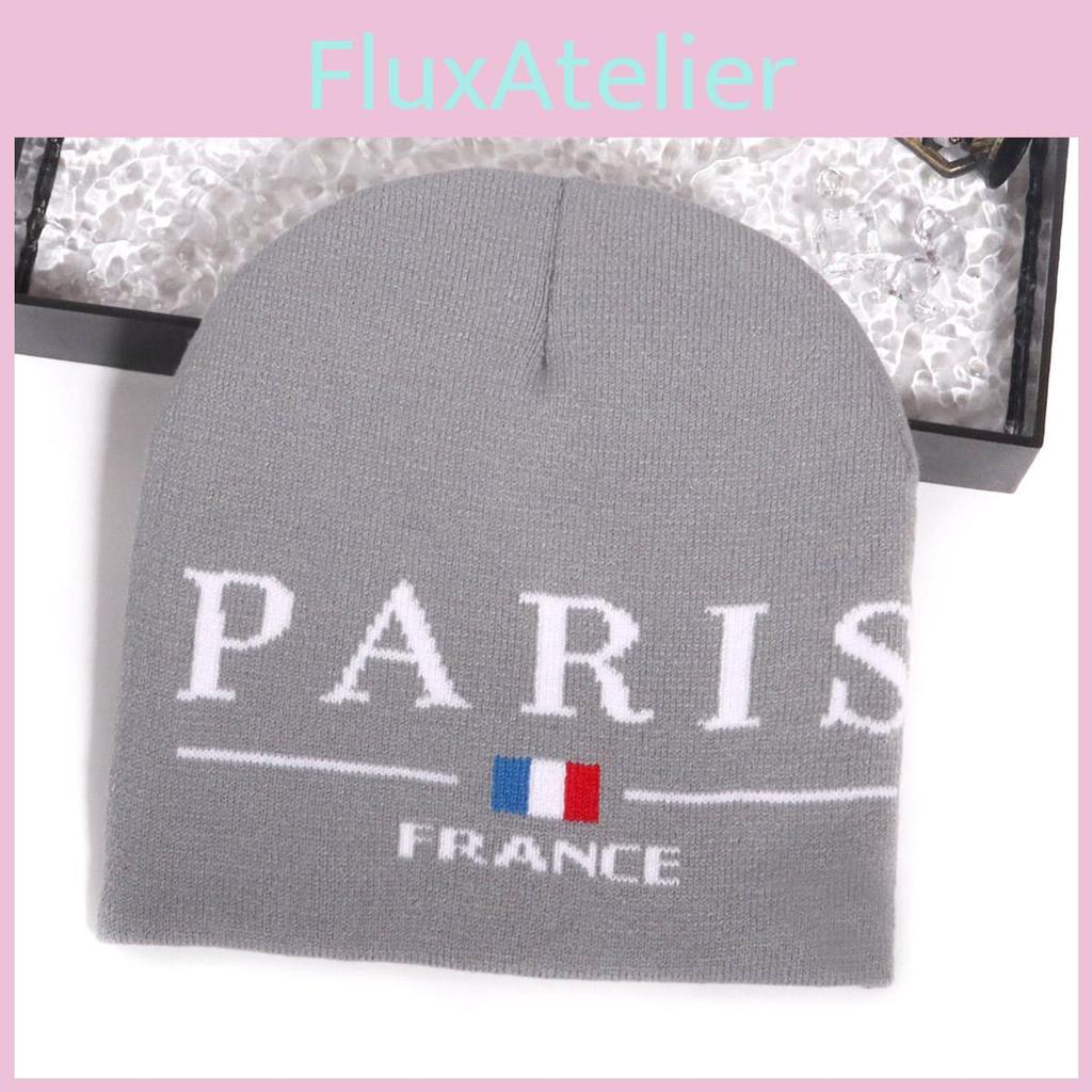 Pattern Fashion Letter Neutral Casual Warm Knitted Hat For Winter And Fall