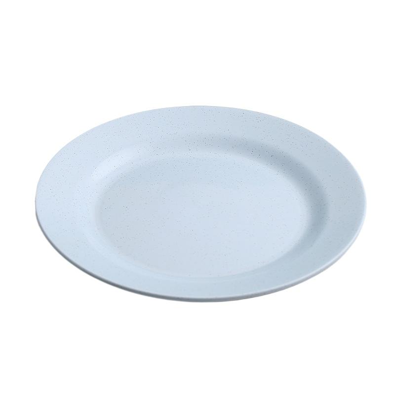 

1/10Pcs Lightweight Wheat Straw Plates Unbreakable Dessert Plate Reusable Steak Pizza Fruit Plate Dishwasher Microwave Safe