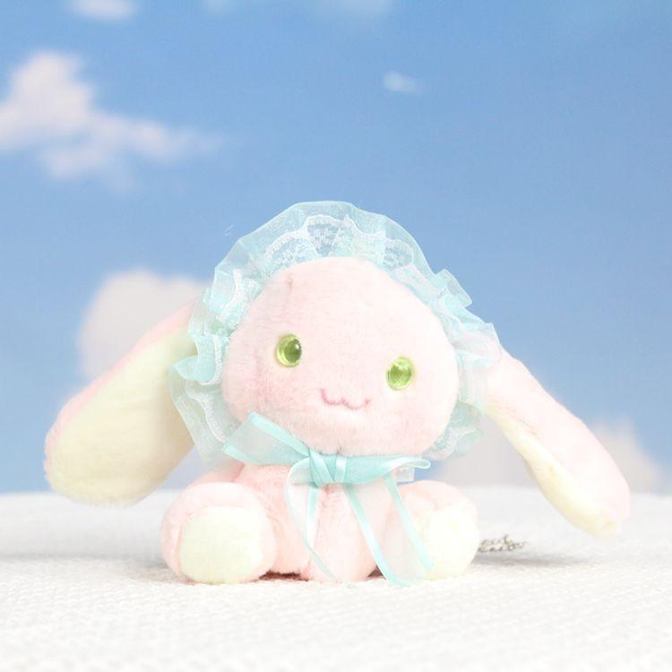 Cute Adorable Plush Rabbit Keychain Doll Soft Toy Accessory For Bag Or Backpack