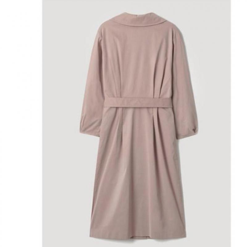 Shs Miss  Trench Type Belted Lapel Collar Dress
