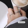 Women's Adjustable Minimalist Ring - Hong Kong Style, Elegant, High-End, Colorfast, Perfect for Index Finger