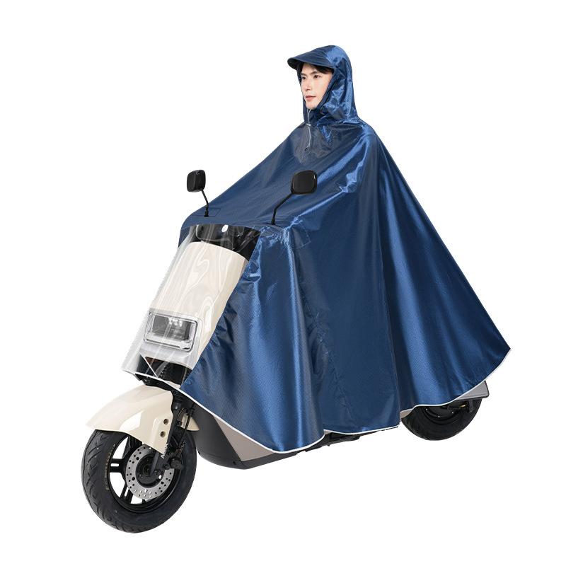 Raincoat Electric Vehicle Adult Enlarged Thickened Motorcycle Poncho Battery Car Raincoat Single Double Outdoor Riding Raincoat