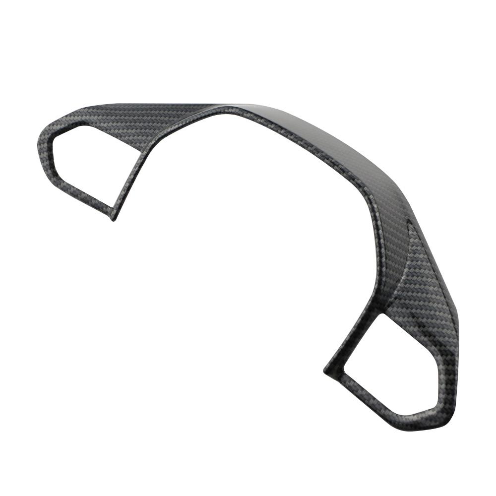 Car Steering Wheel Panel Cover Sequins Trim for Peugeot 2008 2019 2020 2025 2025 ABS Carbon Fiber Interior Sticker