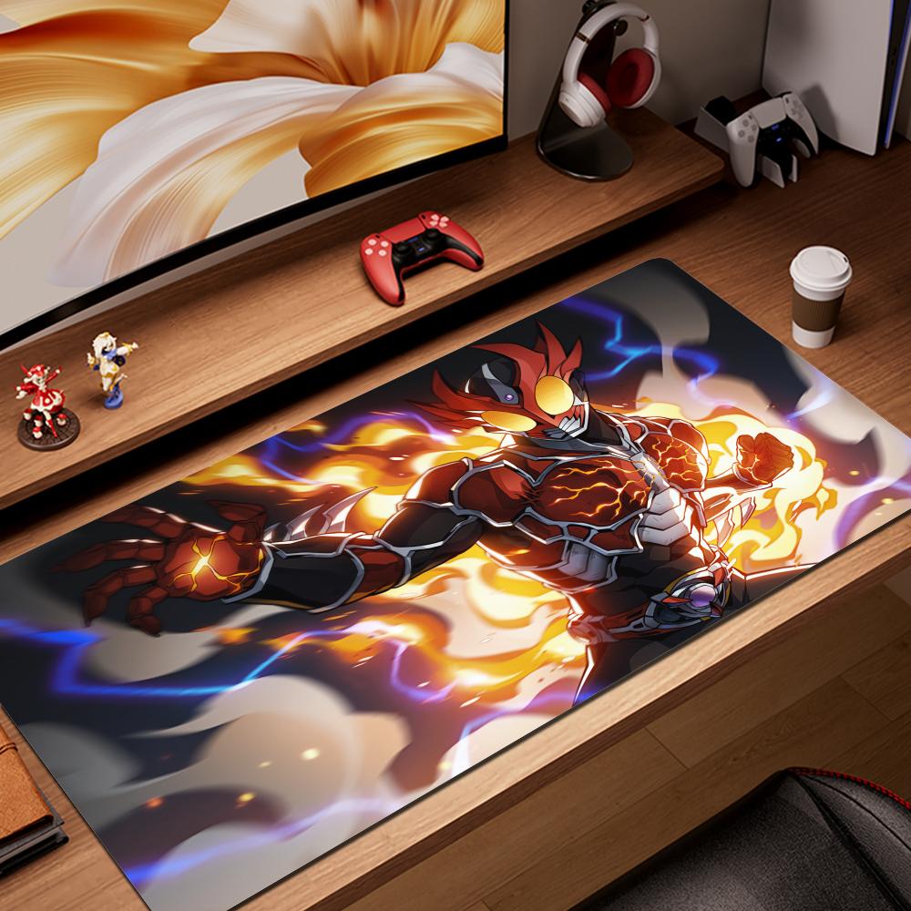 Kamen Rider Mouse Pad Cartoon Lockedge Large Gaming Pad Computer Gamer Keyboard Mouse Mat Desk Mousepad for PC Desk Pad