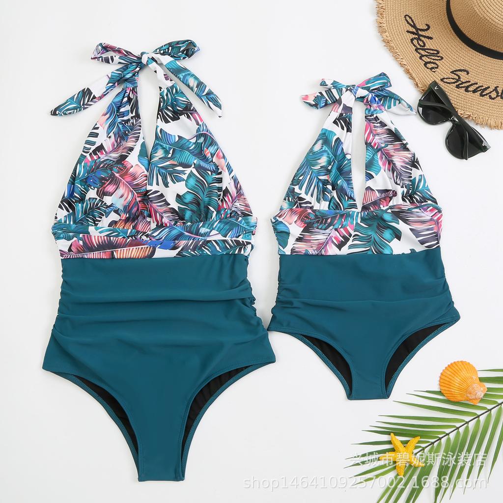 Skinny Swimsuit Women's One-piece Sexy Gradual Change Neck Backless Swimsuit Women