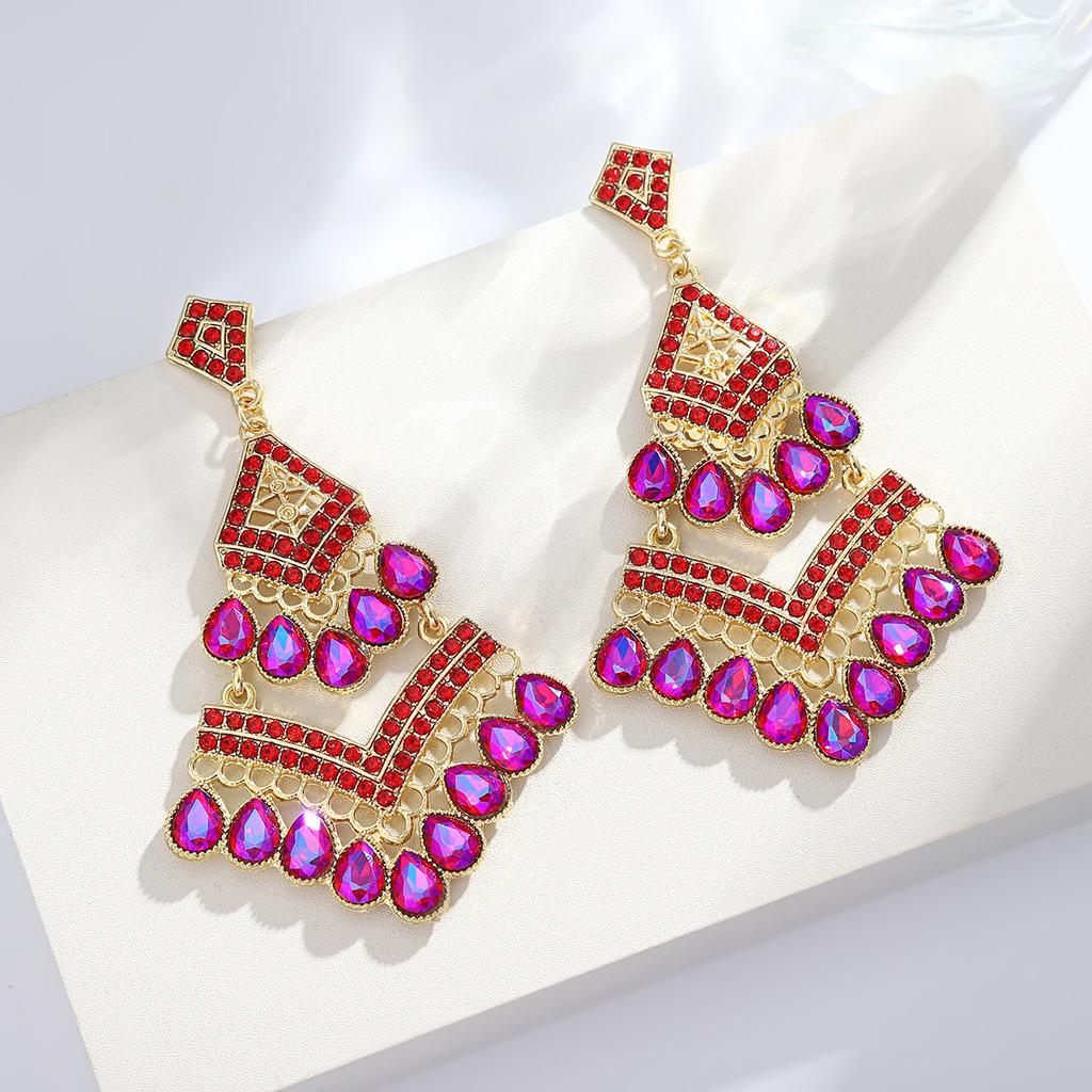New Arrival Pendant Earrings Ethnic Style Cut Out Geometric Earrings Accessible Luxuryclassy Earrings