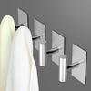 1/5Pcs Towel Hangers Storage Hooks Strong Load-bearing Simple Installation Self-Adhesive Wall Mount Hanging Hooks