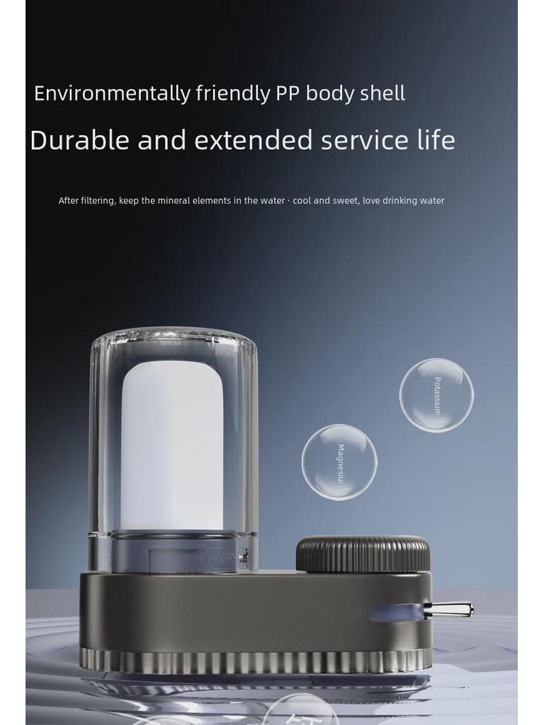 Purificator de apă pentru robinet de bucătărie, filtru de declorinare și rezistent la stropire