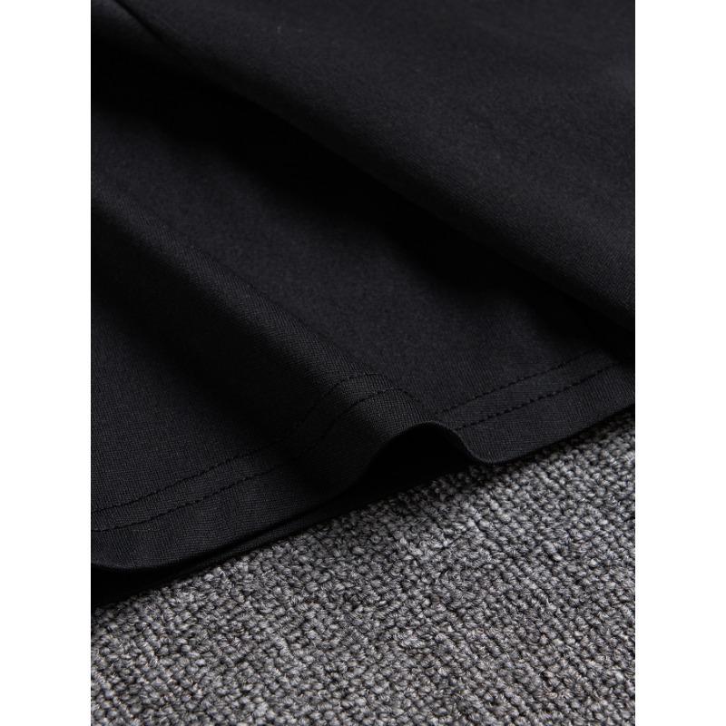 European Size Men' Realistic Mushroom Print T-Shirt - Casual Short Sleeve Round Neck Summer Top with Mushroom & Detailing, Soft Casual Attire