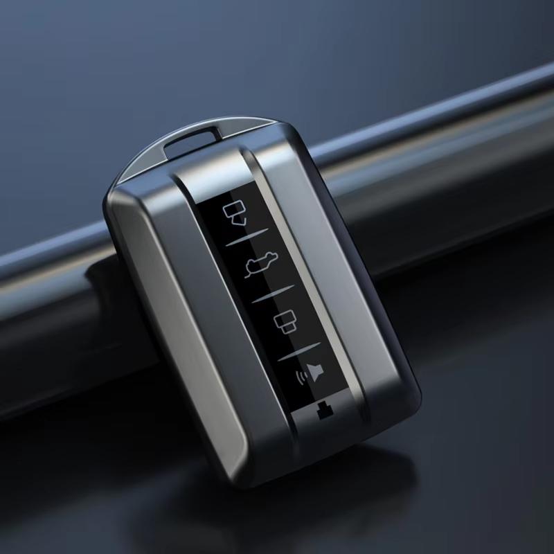 Titanium Gray For Great Wall Gwm Wey Tank 300 400 500 700 Tank300 Smart Remote Car Key Case Cover Keychain Holder Accessories