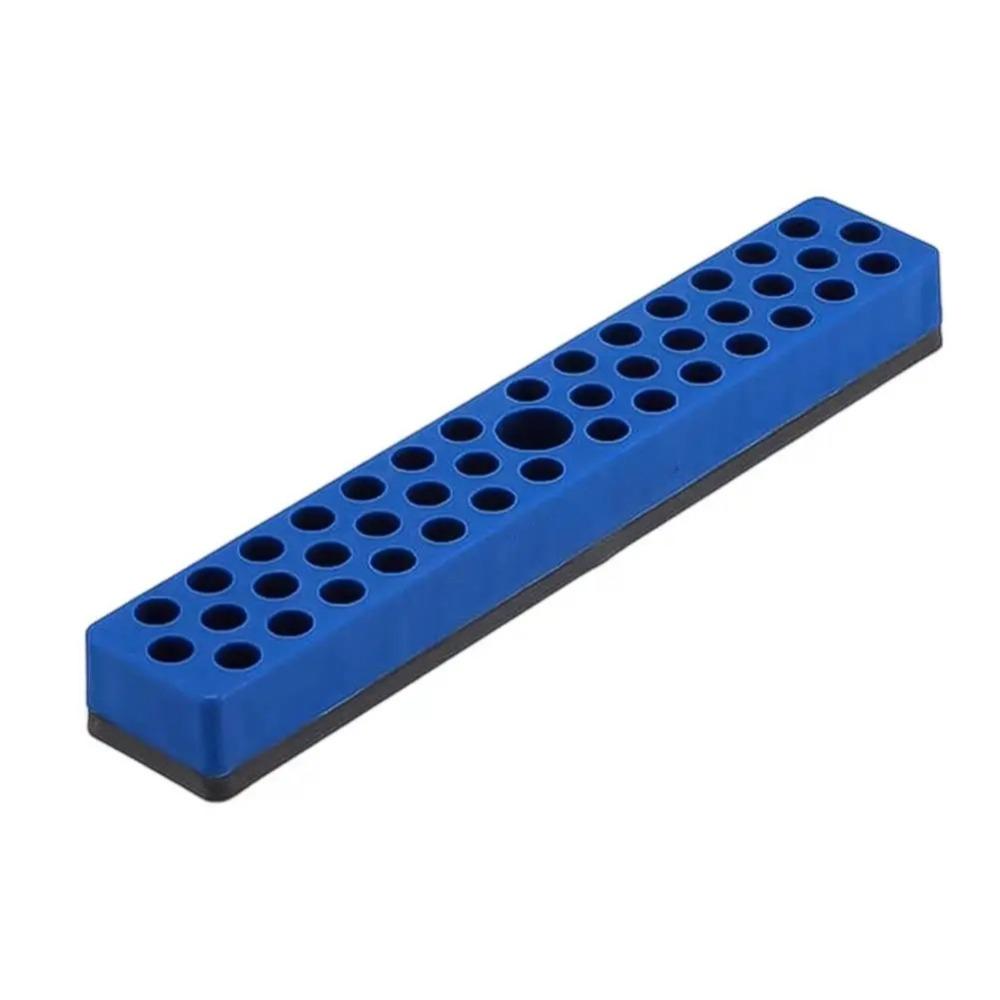 43 Holes Screwdriver Bit Storage Organizer Drill Bit Storage Rack  1/4" Shank Hex Bits