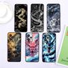 Anime Dragon Design Phone Case For Xiaomi Redmi Note 15 14 13 12 12S 11E 11 11S Pro Plus 4G 5G Black Soft TPU