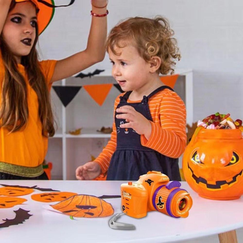 

Pumpkin Light Simulation Projector Camera Halloween Theme Camera Baby/Kids/Children/Toddler