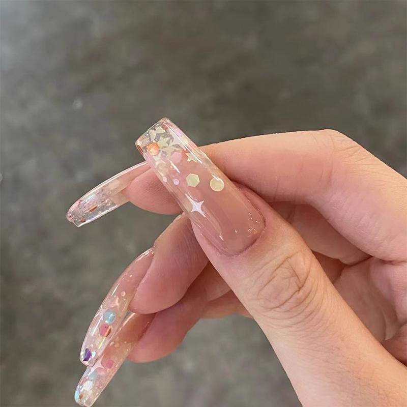 Glitter Sequin Mixed 12 Grids Star Heart Shape Colorful Nail Sequins For Sparkling Shaker Nail Art Flakies Paillette Manicure